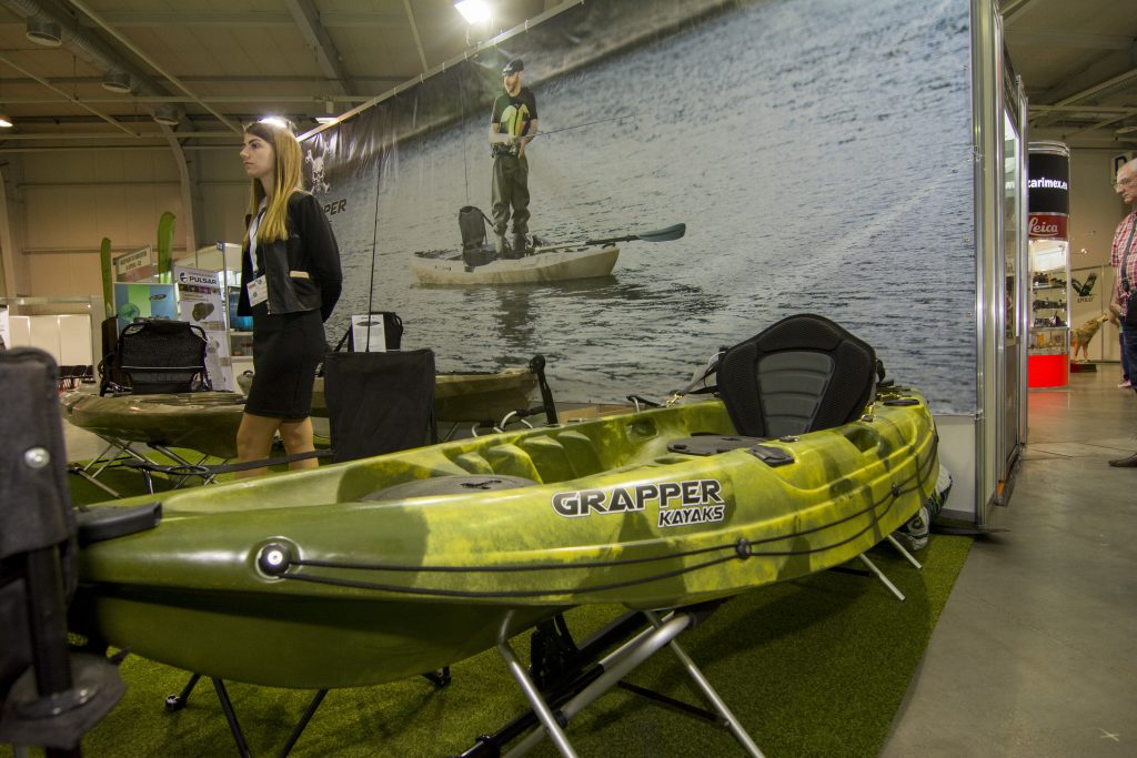grapper kajak test fishing-hunting expo 34